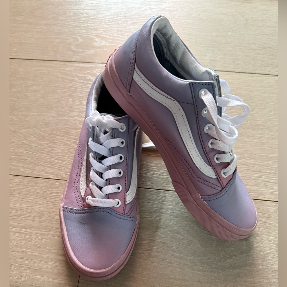 Vans Kids Lavender/Pink Ombré Sneakers